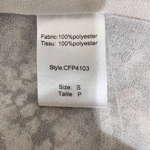 Elan Tiered Elastic Waist Mini‎ Floral Polyester Skirt - sz S - Picture 4 of 5